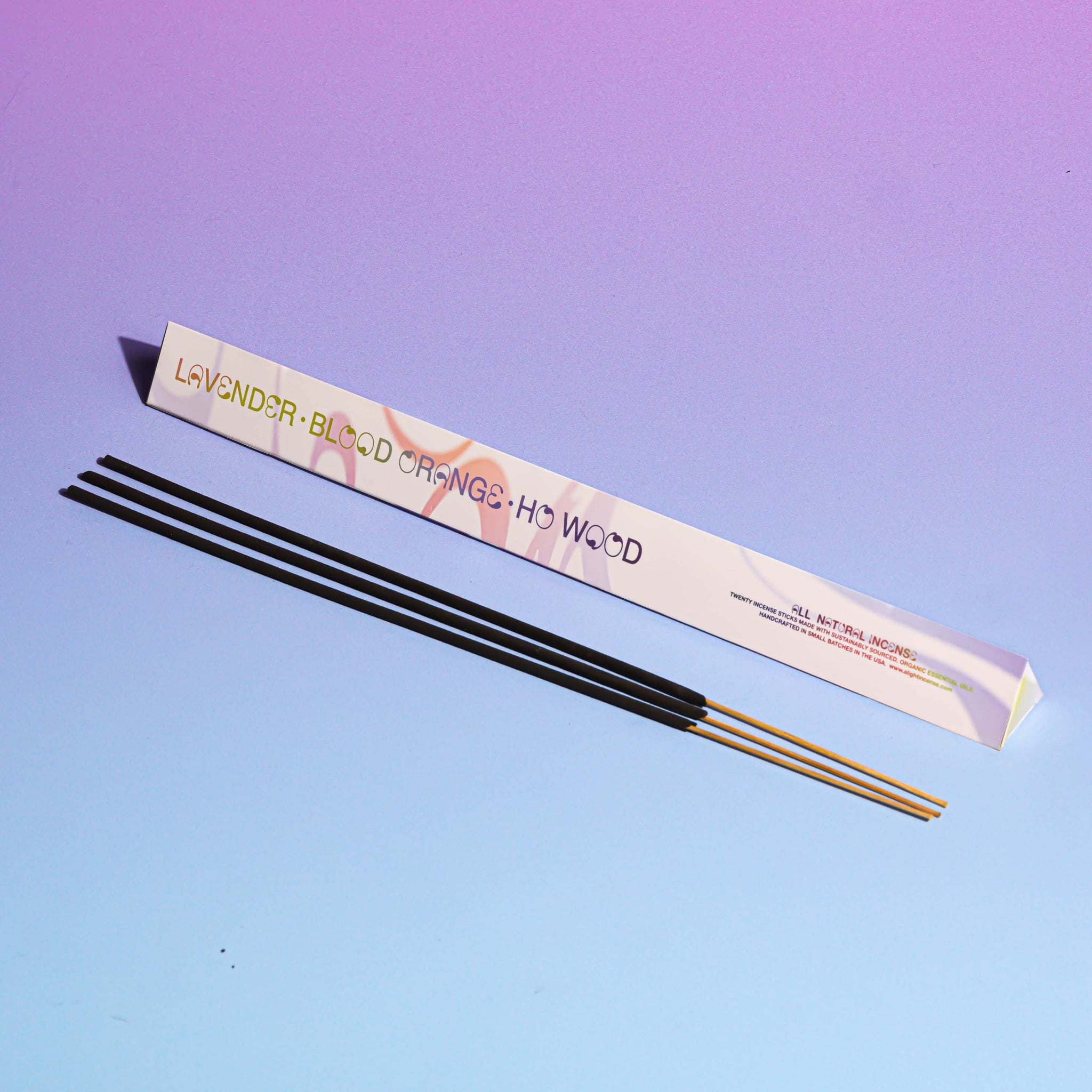 Incense Sticks - Lavender & Blood Orange & Ho Wood