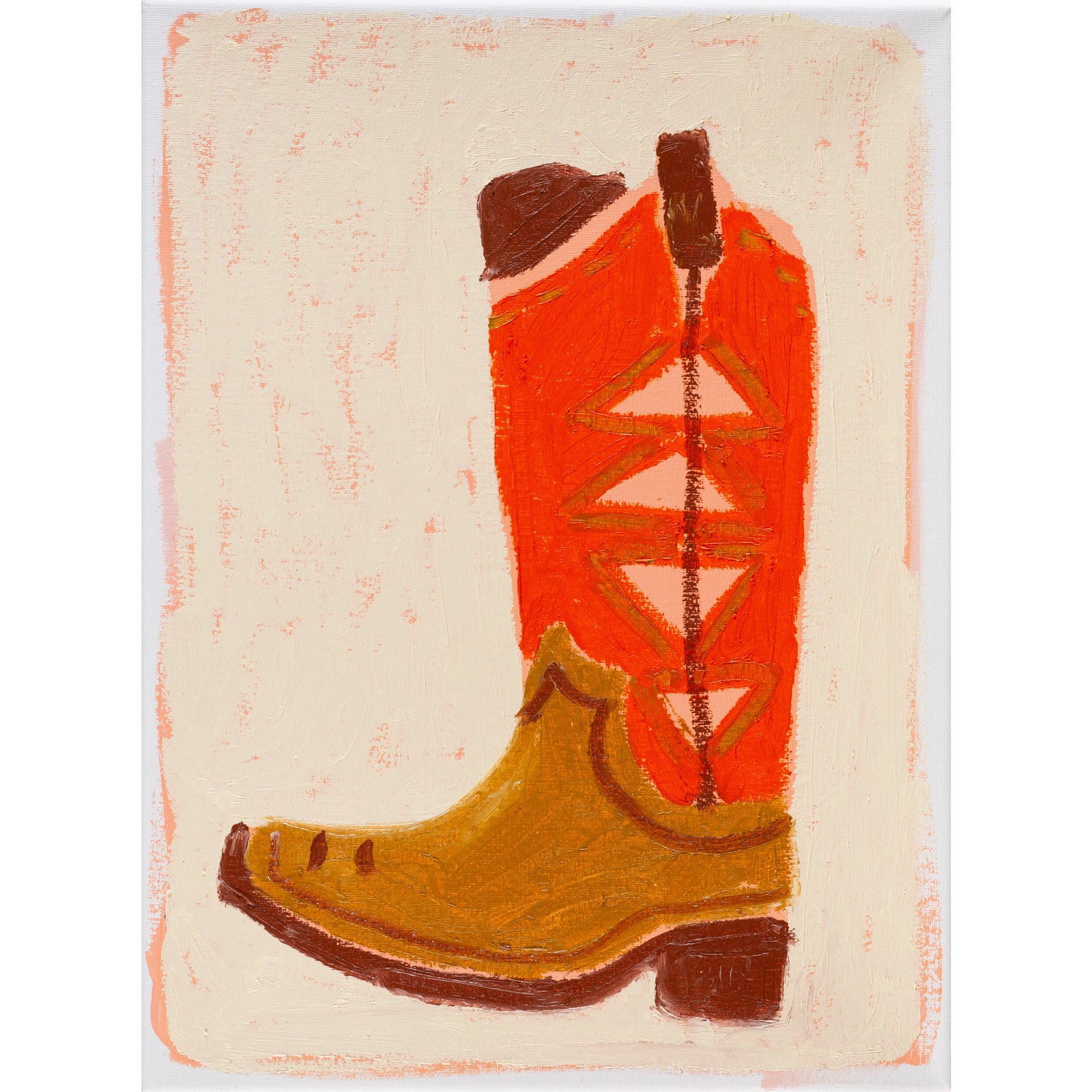 Cowboy Boot - 12x16