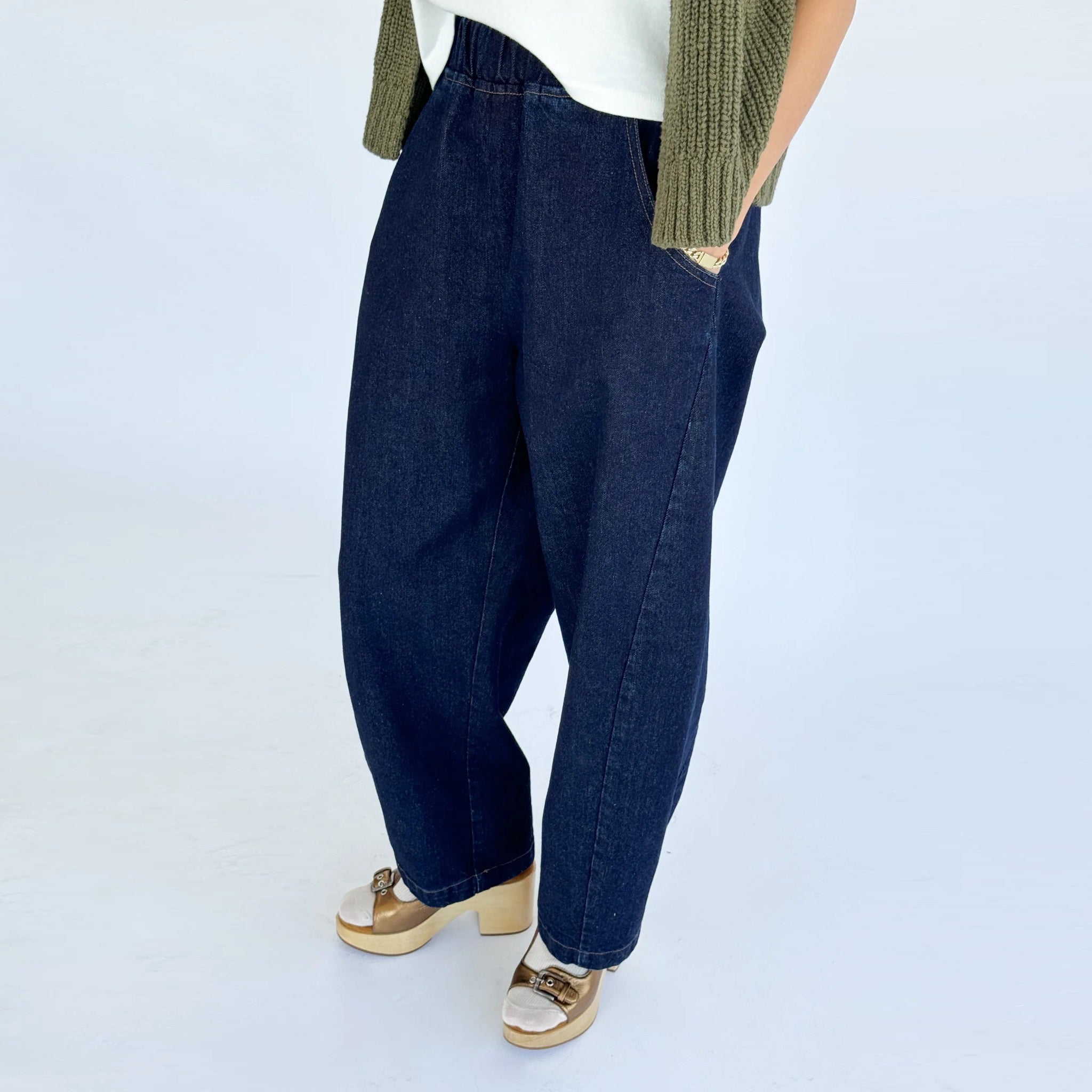 Raw Denim Arc Pant