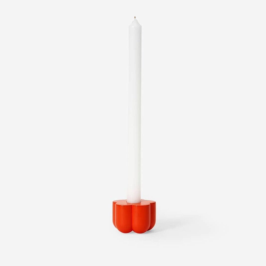 Poppy Incense & Taper Candle Holder