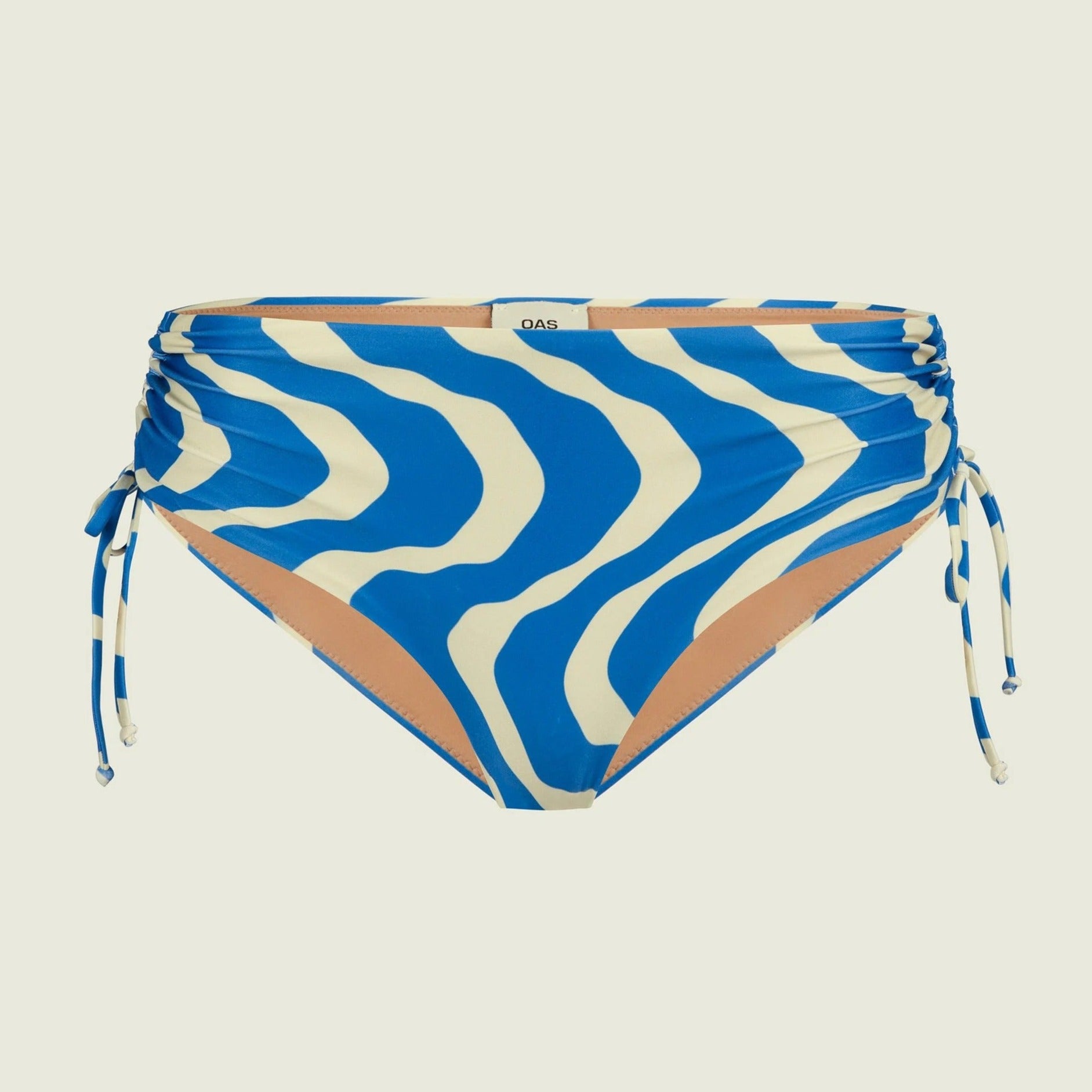 Blue Rippling Ombra Bikini Bottom