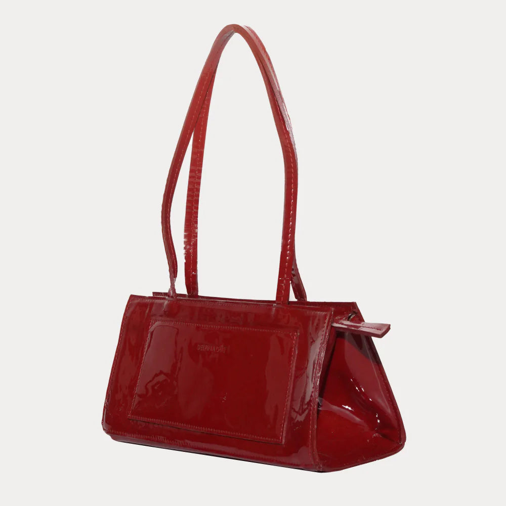 Hotdog Patent Leather Shoulder Bag