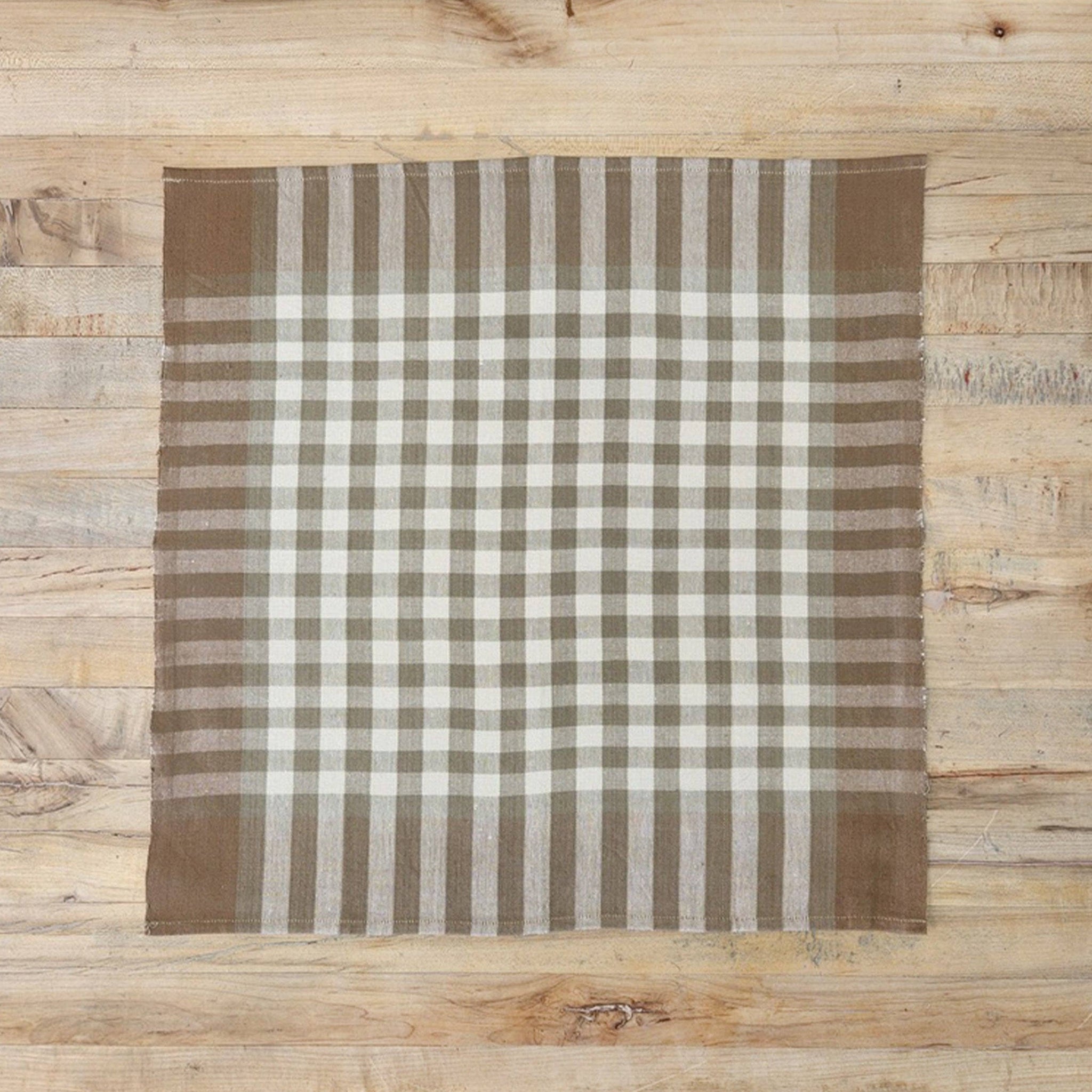 Grid Cotton Napkins (Set of 2)